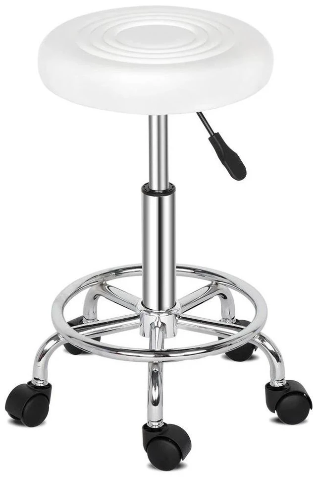 Main image of Adjustable Salon Stool Rolling Massage Chair Tattoo Facial Spa Furniture w/Wheel
