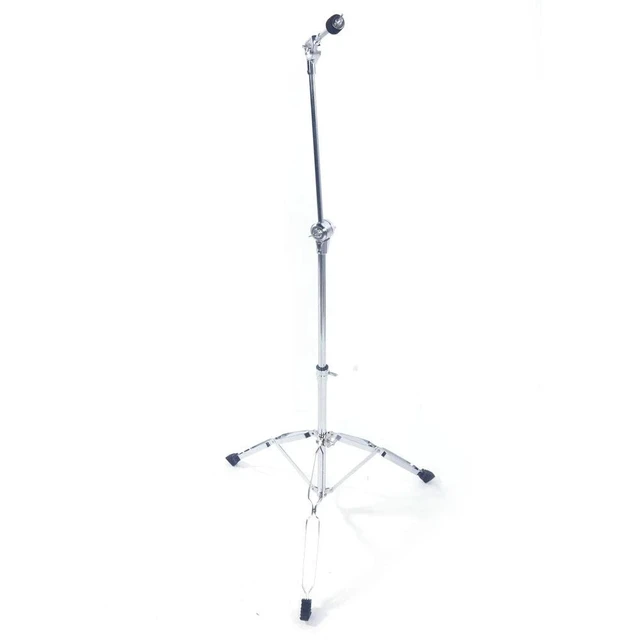 Alt view image 2 of 7 - New Steel Cymbal Boom Stand Drum Hardware Percussion Holder Mount Silver Color