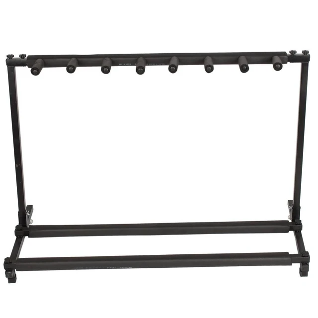 Alt view image 7 of 7 - Multi Guitar Stand 7 Holder Folding Organizer Rack Stage Bass Acoustic Electric