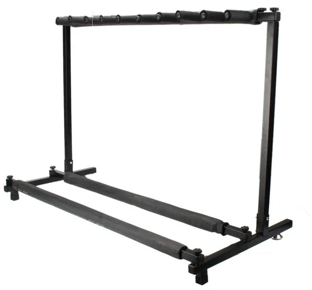 Main image of High Quality 9 Folding Guitar Bass Holder Display Rack Stand for Guitar