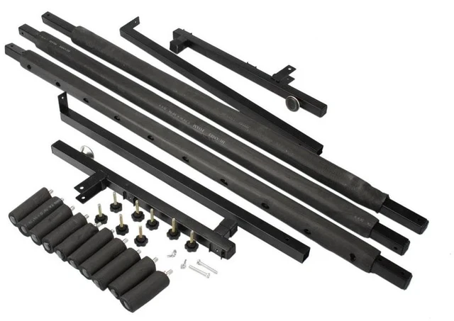 Alt view image 5 of 7 - High Quality 9 Folding Guitar Bass Holder Display Rack Stand for Guitar