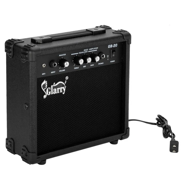 Alt view image 3 of 6 - Glarry Electri Bass Guitar 20W Amplifiers for Electric Bass Sound AMP Cabinet