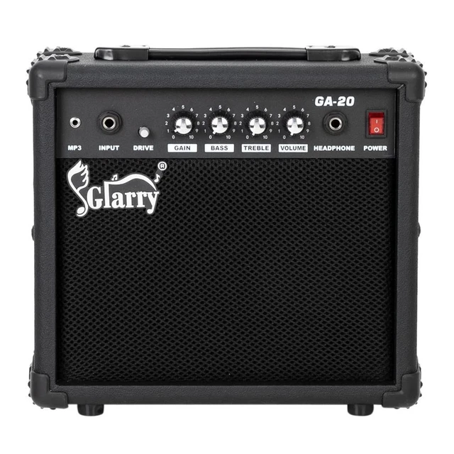 Alt view image 5 of 6 - Glarry 20W Amplifier Guitar Amp for Electric Guitar Entertainment Sound Black