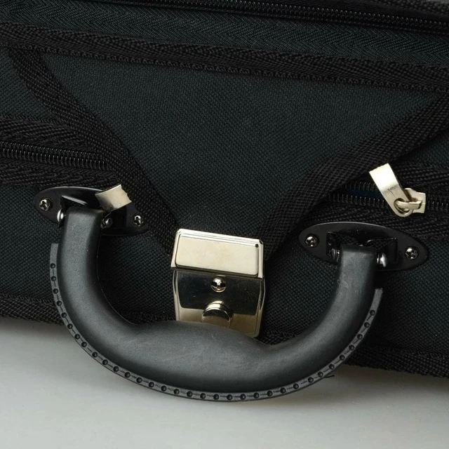 Alt view image 2 of 7 - Professional Nylon Fashion 4/4 Full Size Acoustic Violin Case Bag Black