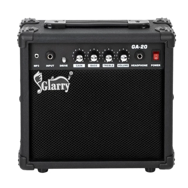 Alt view image 3 of 6 - Glarry 20W Amplifier Guitar Amp for Electric Guitar Entertainment Sound Black