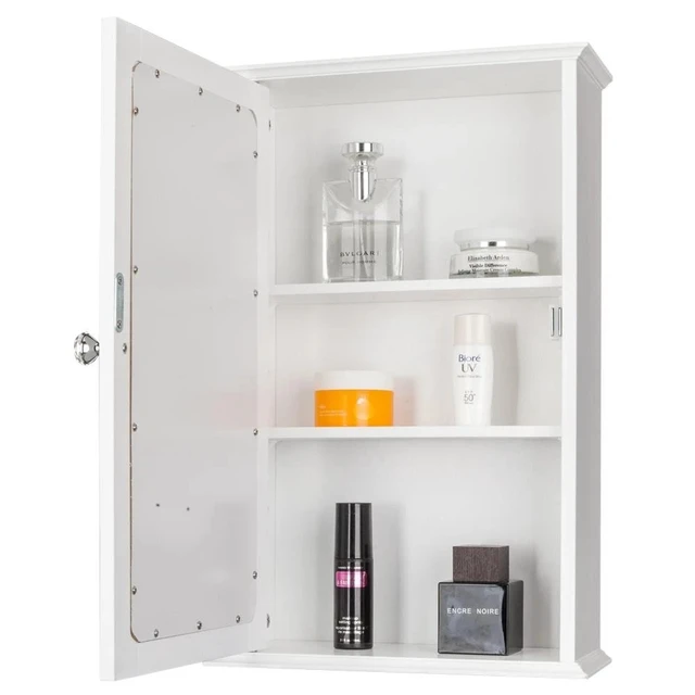 Alt view image 4 of 7 - Wall Mount Bathroom Cabinet Storage Medicine Cabinet Kitchen Laundry Cupboard