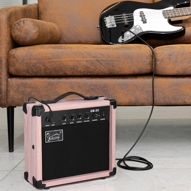 Main image of Portable 20W Amplifier Bass Amp for Bass Guitar with Headphone MP3 Input