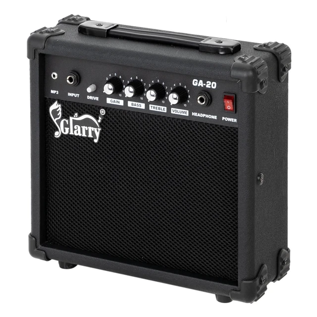 Alt view image 6 of 6 - Glarry 20W Amplifier Guitar Amp for Electric Guitar Entertainment Sound Black