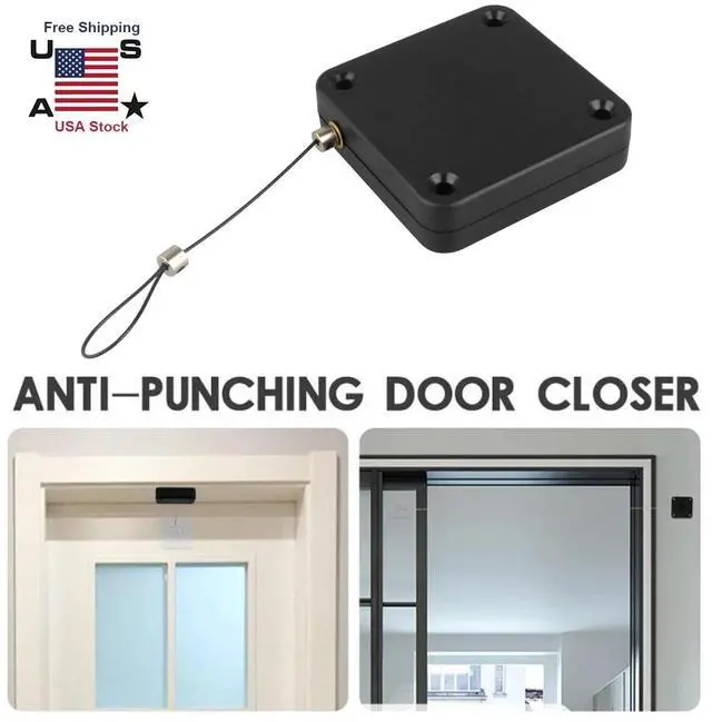 Main image of Punch-free Automatic Sensor Door Closer for Home Office Doors Self Closing Off