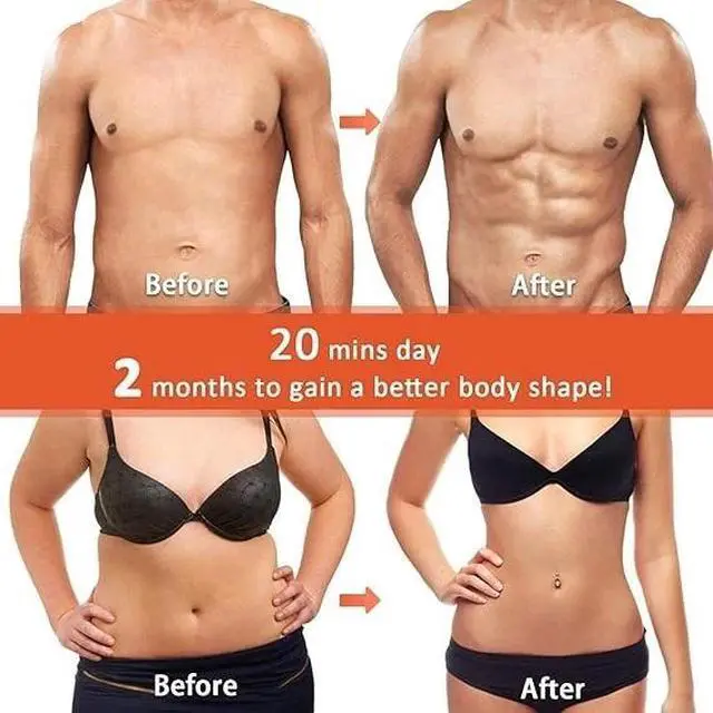 Alt view image 4 of 5 - Electric Muscle Toner Machine ABS Toning Belt Simulation Fat Burner Belly Shaper