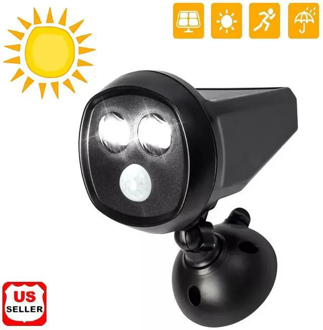 Main image of LED Solar Flood Light Motion Sensor Security Spot Wall Street Yard Outdoor Lamp