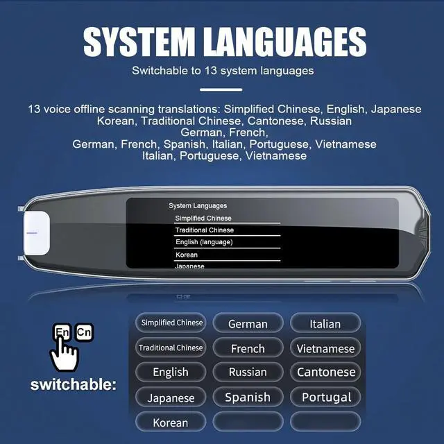 Alt view image 4 of 7 - Smart Scan Translation Pen Text Read 134+ Language Online Voice Translator