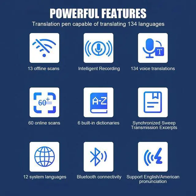 Alt view image 3 of 7 - Smart Scan Translation Pen Text Read 134+ Language Online Voice Translator