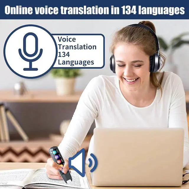 Alt view image 7 of 7 - Smart Scan Translation Pen Text Read 134+ Language Online Voice Translator