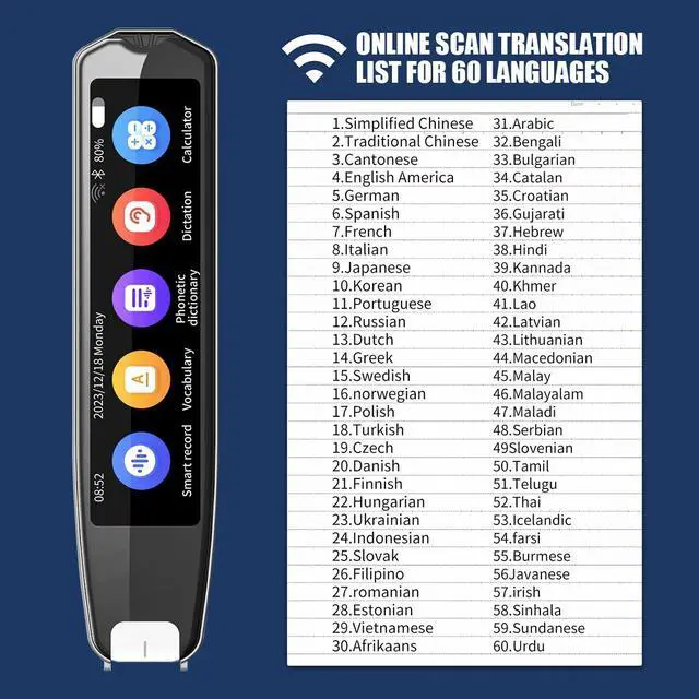 Alt view image 6 of 7 - Smart Scan Translation Pen Text Read 134+ Language Online Voice Translator