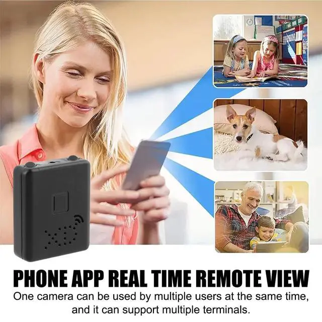 Alt view image 6 of 7 - 4K Smart Mini WiFi Camera Wireless 1080P Night Cam w/Battery Home Security