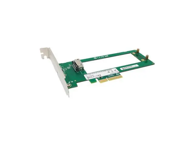Alt view image 5 of 5 - PCI-E4.0 4X Host Adapter to NVMe Ruler 1U GEN-Z EDSFF 5.9mm 9.5mm Thickness Short SSD E1.S Carrier Adapter