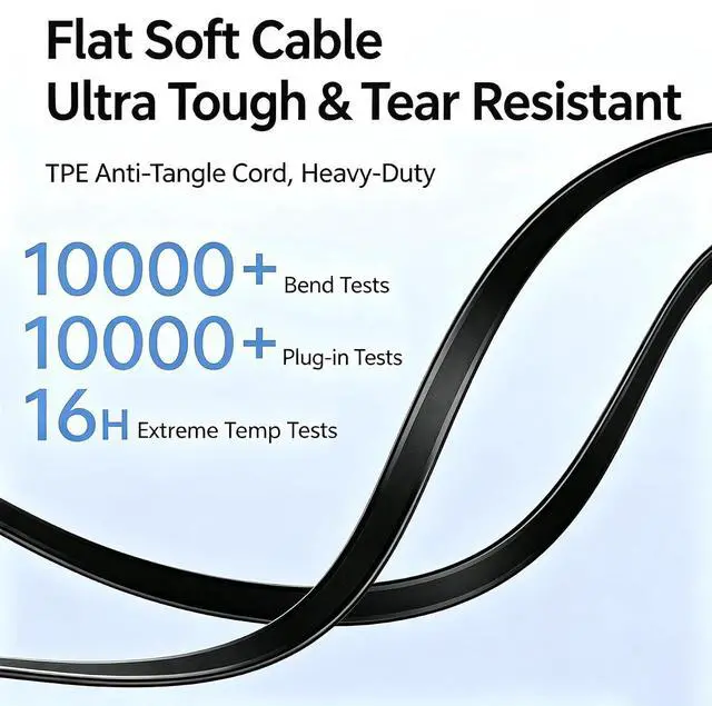 Alt view image 6 of 7 - 1M/3.3FT Retractable USB C to USB C Cable, 240W PD Fast Charging Telescopic Type-C Cord for MacBook, iPhone 15/16, Samsung, Laptop, Travel Car Portable Charger Wire black