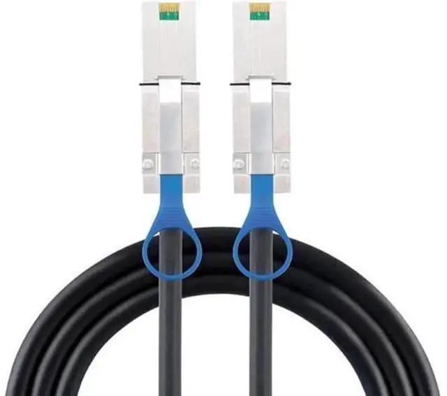 Alt view image 2 of 3 - External Mini SAS SFF-8088 26Pin Male to Male Data Cable, High Speed SFF8088 to 8088 Hard Drive Connection Cord, Stable Transmission Cable for RAID Card, Server Storage, Disk Array, JBOD Enclosure, Co
