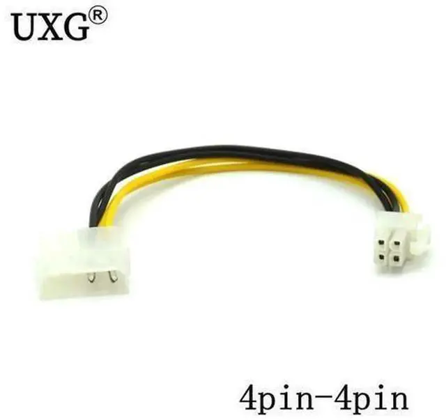 Main image of 20cm 4Pin CPU P4 ATX 12V Male to Molex IDE Male Power Extension Cable, Desktop Internal CPU Power to IDE Hard Drive Connector Conversion Cord, Stable Power Supply Wire for Old IDE HDD, Optical Drive,