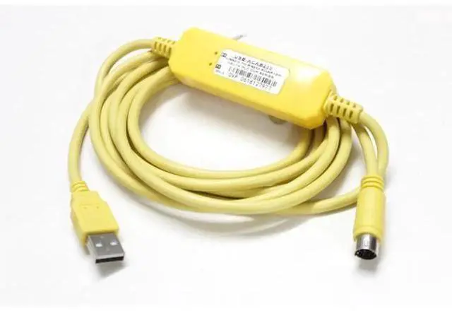 Main image of USB-ACAB230 USB-DVP PLC Programming Cable, USB to RS232 Mini DIN 8Pin Communication Cord, Industrial Download Line for Delta DVP ES EX EH EC SE SV SS Series Controllers, Stable Signal Transfer for Pro