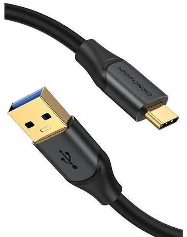 Main image of 5FT 1.5M Gray USB 3.1 Type C to USB A Cable, 10Gbps High Speed Data Transfer & 3A Fast Charging Cord, USB-A Male to USB-C Male Charging Data Sync Cable Compatible with MacBook Pro, iPad, Galaxy S21 S2