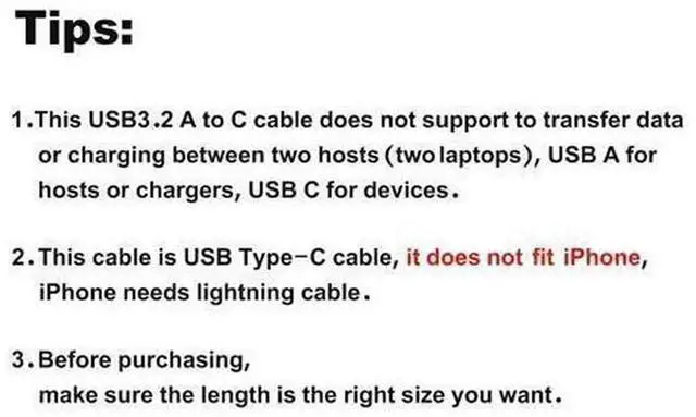 Alt view image 5 of 7 - 5FT 1.5M Gray USB 3.1 Type C to USB A Cable, 10Gbps High Speed Data Transfer & 3A Fast Charging Cord, USB-A Male to USB-C Male Charging Data Sync Cable Compatible with MacBook Pro, iPad, Galaxy S21 S2