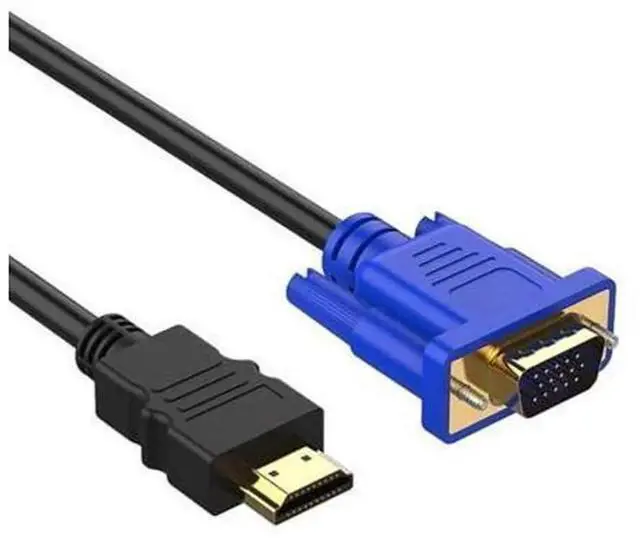 Main image of 1.8M HDMI-Compatible to VGA Adapter Cable 1080P Full HD Video Cord with Audio Jack, HDMI Male to VGA Male Converter Wire for Laptop PC Monitor Projector TV Office Home Media Display Connection