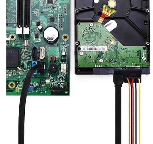 Alt view image 7 of 7 - 16 Inches SATA III 6Gbps Data Cable 12 Pack Straight Black SATA Cord with Locking Latch, High Speed SATA 3 Connection Wire for Internal HDD SSD CD DVD Optical Drive PC Motherboard Storage Expansion As
