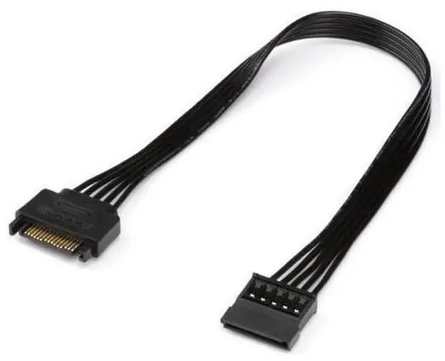 Alt view image 4 of 4 - 30cm 15Pin SATA Power Extension Cable, 18AWG Tinned Pure Copper Male to Female SATA Power Cord, High Current Stable Power Supply Wire for Desktop Internal HDD, SSD, Mechanical Hard Drive, Solid State
