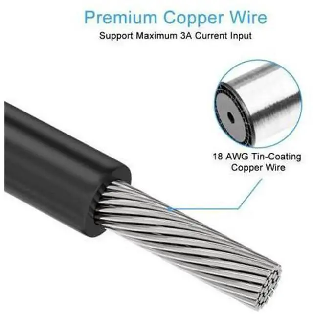 Alt view image 3 of 4 - 30cm 15Pin SATA Power Extension Cable, 18AWG Tinned Pure Copper Male to Female SATA Power Cord, High Current Stable Power Supply Wire for Desktop Internal HDD, SSD, Mechanical Hard Drive, Solid State