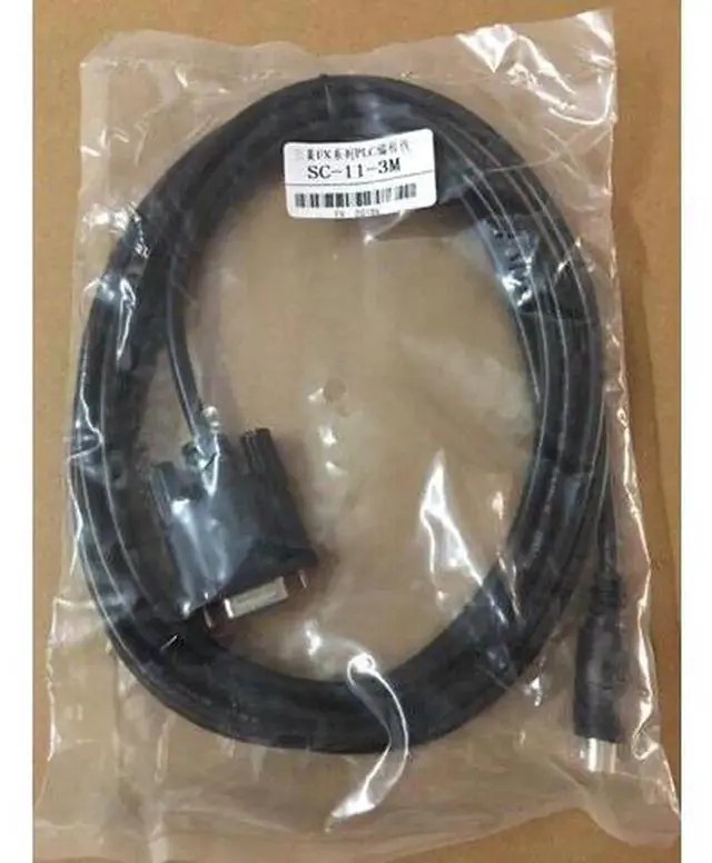 Alt view image 2 of 6 - SC-11 PLC Programming Download Cable Compatible with Mitsubishi FX Series PLC, 1PC Industrial Data Communication Wire, Stable Signal Transfer Connection Cord for Mitsubishi FX1N FX2N FX0S FX1S FX3U PL