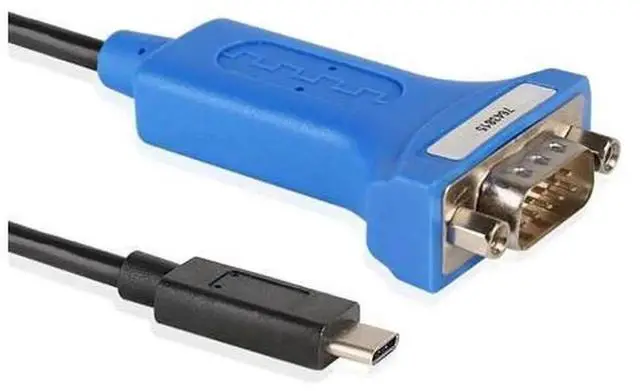 Main image of USB-C Type-C to RS232 DB9 Serial COM Port Converter Adapter Cable, Digital Serial Signal Transfer Cord, Plug & Play Serial Debug Line for Windows 10/11, Mac OS, Linux, Connect Laptops to PLC, CNC, POS
