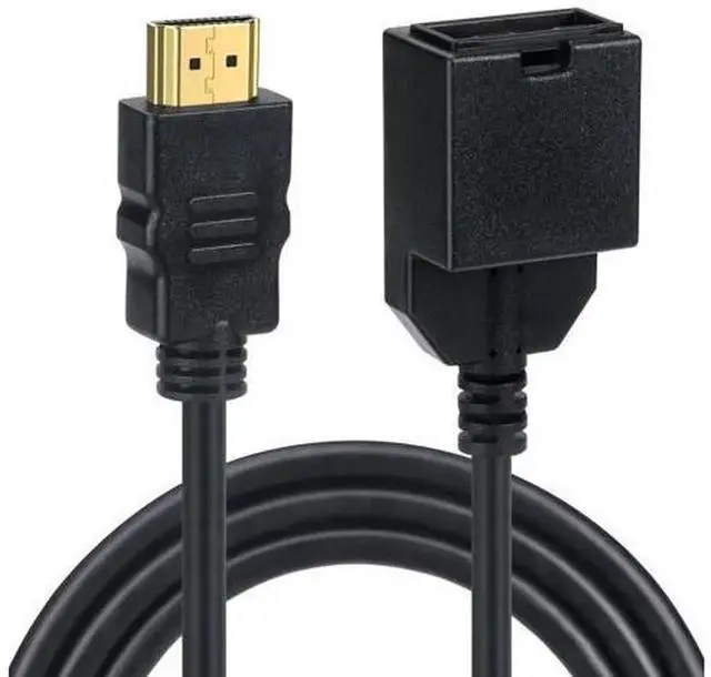 Main image of 4K HDMI 1.4 Type-E Female to HDMI Male/Female Audio Video Adapter Cable, Automobile Grade HDMI Type-E Conversion Cord, Stable Signal Transmission Wire for Car Infotainment, Android Car Stereo, Vehicle