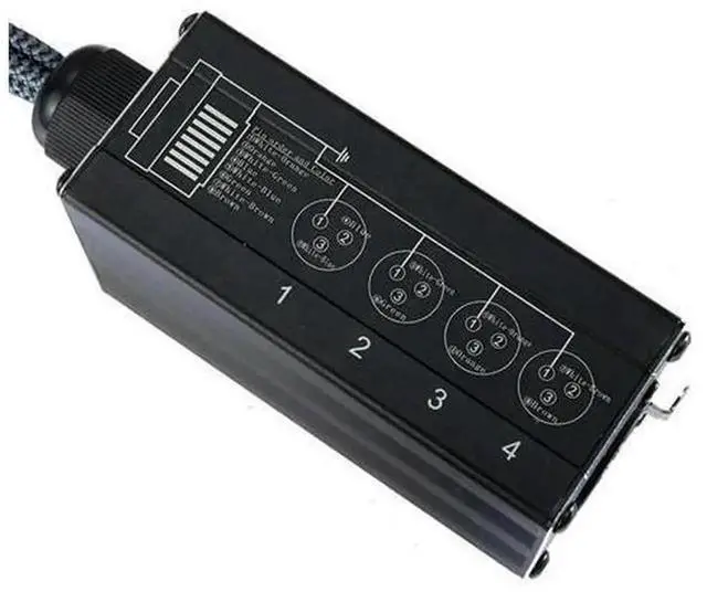 Alt view image 4 of 4 - 4 Channel RJ45 to XLR Female DMX Snake Cable, Shielded Ethernet Audio Splitter Cord, Balanced Low Noise Signal Extension Cable for Studio Recording, Live Concert Stage, DJ Party Lighting DMX512 System