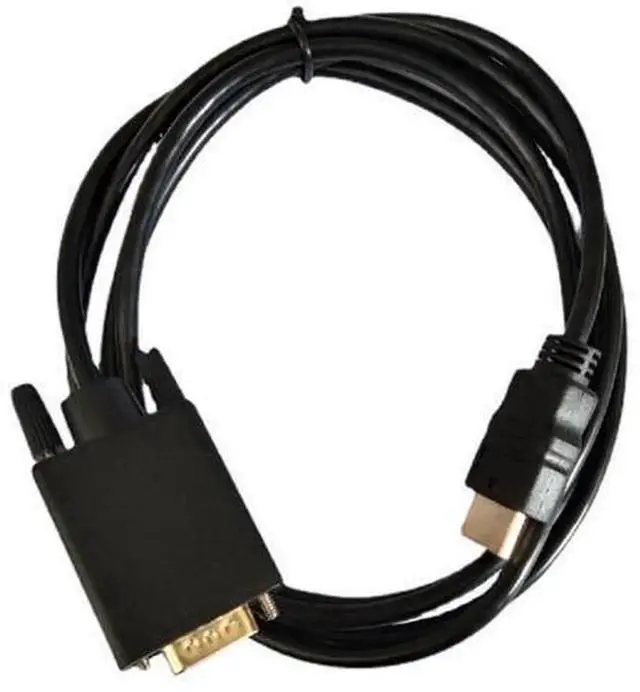 Alt view image 3 of 4 - 1.8M HDMI to VGA Cable with Built-in Chip, 1080P HD Video Converter Cord for PC Laptop Monitor Projector