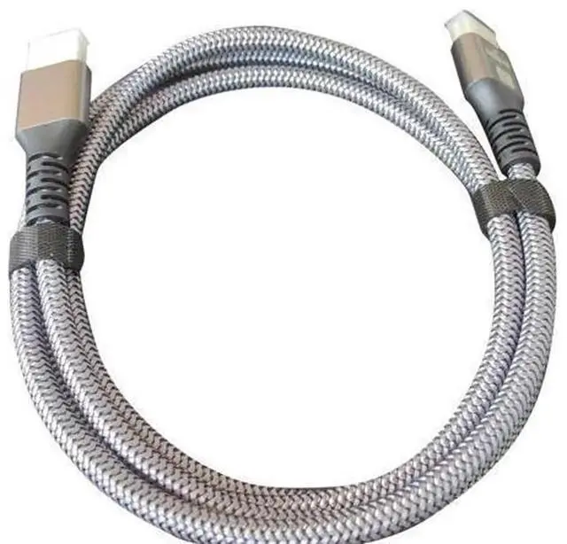 Alt view image 2 of 4 - 1m Grey HDMI 2.1 Cable, 8K@60Hz High Speed Audio Video Cord for TV Projector Laptop Monitor
