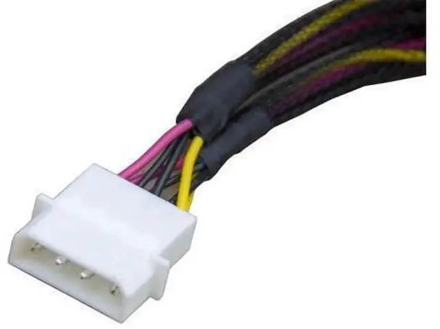 Alt view image 3 of 4 - 80CM PCIe 5.0 MCIO x8 to Dual U.2 NVMe Cable, SFF-TA-1016 74Pin to 2×SFF-8639 68Pin Mini Cooledge IO Cable with Independent Power Supply