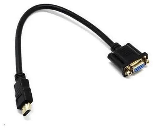 Alt view image 3 of 4 - 30cm Mini DisplayPort Male to VGA Female Adapter Cable, Mini DP to D-SUB 15Pin Digital Audio Video Converter Cord for Laptop Monitor Projector