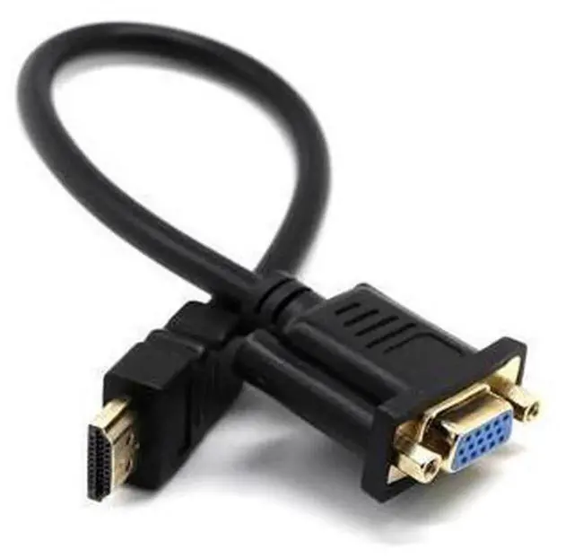 Alt view image 2 of 4 - 30cm Mini DisplayPort Male to VGA Female Adapter Cable, Mini DP to D-SUB 15Pin Digital Audio Video Converter Cord for Laptop Monitor Projector