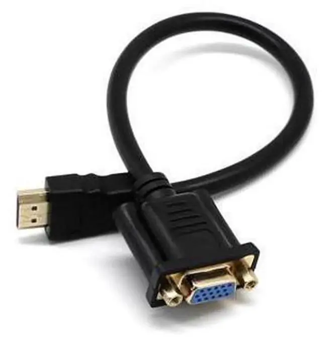Alt view image 4 of 4 - 30cm Mini DisplayPort Male to VGA Female Adapter Cable, Mini DP to D-SUB 15Pin Digital Audio Video Converter Cord for Laptop Monitor Projector