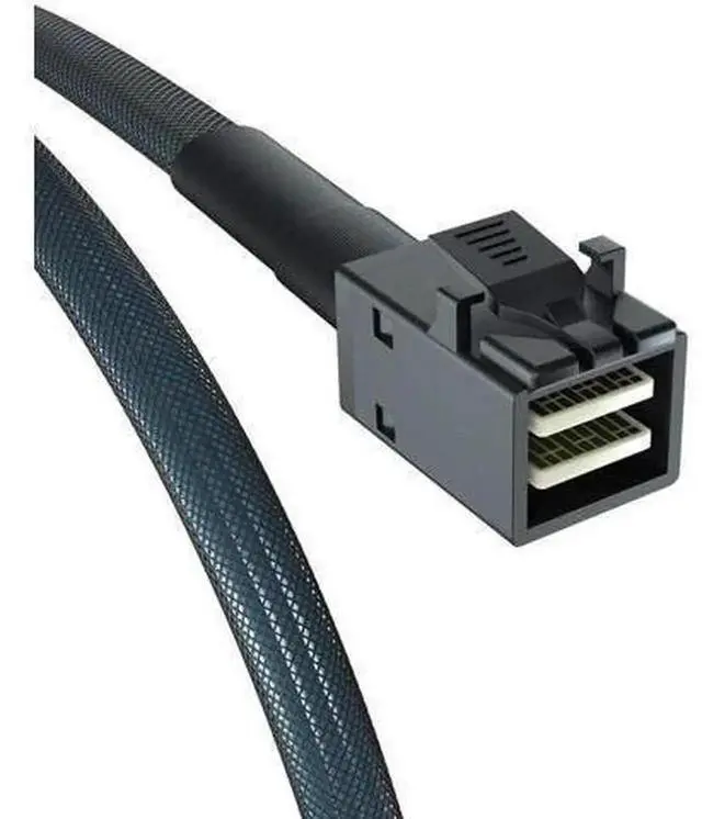 Alt view image 4 of 7 - 1M Internal Mini SAS HD SFF-8643 to 4 SFF-8482 Fan-Out Cable, 12Gbps RAID Controller to HDD Cord with IDE Molex SATA Power Connector, Compatible with LSI Broadcom RAID Card Server SAS SATA Hard Drives