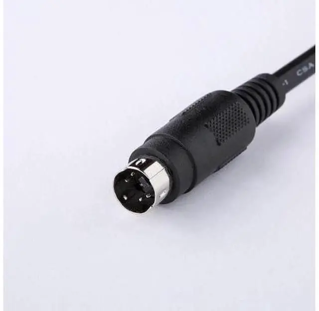 Alt view image 4 of 5 - USB-HW PLC Programming Data Cable, USB to 4Pin Round RS232 Communication Download Cord Exclusively Compatible with HaiWell E S H C T Series PLC Controllers, for Program Upload Download Online Monitori