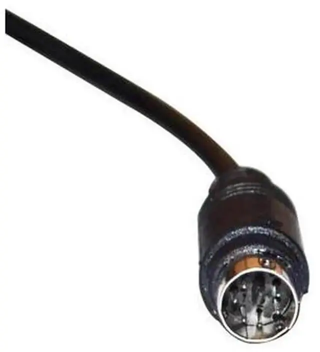 Alt view image 2 of 5 - 3M DB9 Female to Mini DIN 6Pin MD6 Male PLC Programming Adapter Cable QC30R2, D-SUB 9Pin Serial Communication Download Cord for Mitsubishi Q Series PLC, Stable RS232 Data Transfer Cable for Industrial
