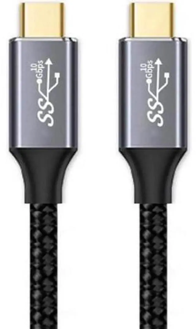 Main image of USB-C Male to Male USB 3.1 Gen2 10Gbps Data Transfer Cable with Built-In E-Marker Chip, Supports 100W Fast Charging PD Power Delivery Cord, Durable Universal USB Type-C Cable for Laptops, Smartphones,