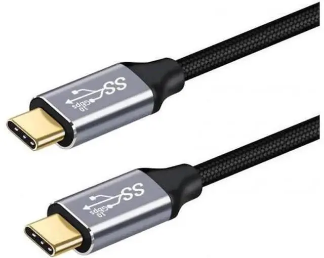 Alt view image 3 of 7 - USB-C Male to Male USB 3.1 Gen2 10Gbps Data Transfer Cable with Built-In E-Marker Chip, Supports 100W Fast Charging PD Power Delivery Cord, Durable Universal USB Type-C Cable for Laptops, Smartphones,