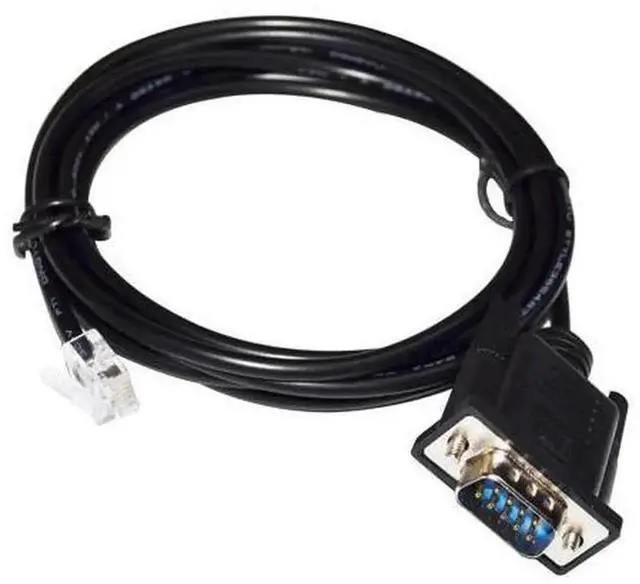 Main image of 3M DB9 Male D-SUB 9Pin to RJ11 6P4C RS232 Serial Communication Cable, Industrial Programming Cord for Keyence CV-X Vision Camera Controller Connect Mitsubishi FX Series PLC, Stable Data Upload Downloa