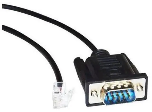 Alt view image 3 of 5 - 3M DB9 Male D-SUB 9Pin to RJ11 6P4C RS232 Serial Communication Cable, Industrial Programming Cord for Keyence CV-X Vision Camera Controller Connect Mitsubishi FX Series PLC, Stable Data Upload Downloa