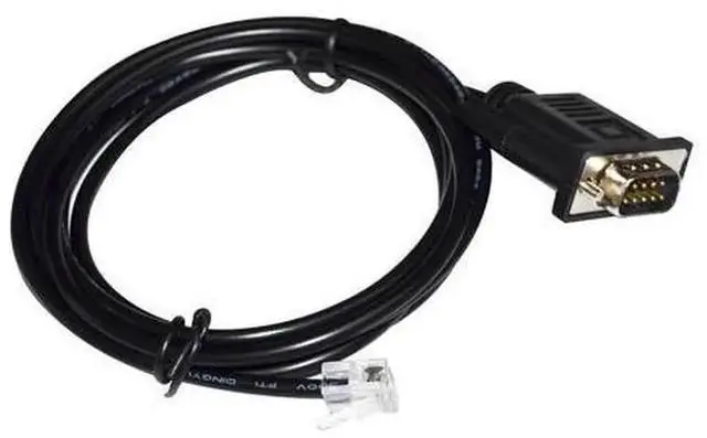Alt view image 4 of 5 - 3M DB9 Male D-SUB 9Pin to RJ11 6P4C RS232 Serial Communication Cable, Industrial Programming Cord for Keyence CV-X Vision Camera Controller Connect Mitsubishi FX Series PLC, Stable Data Upload Downloa