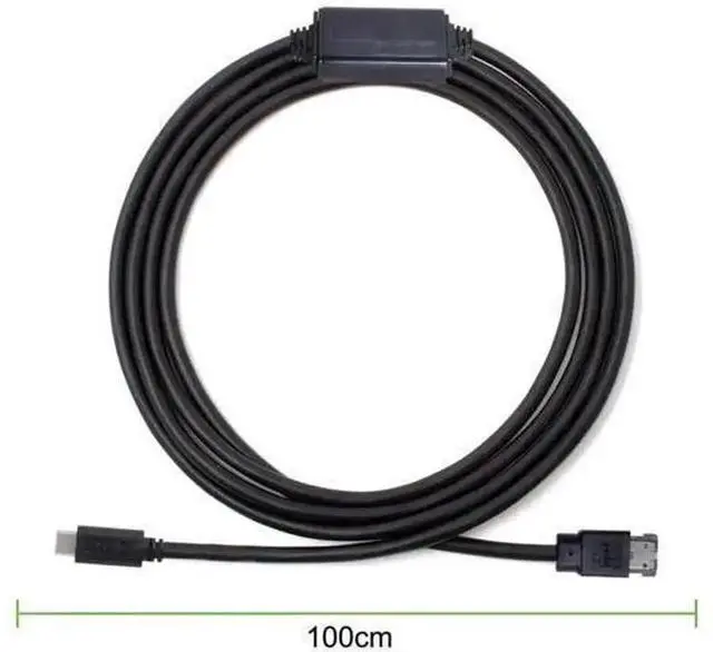 Main image of 1M 3.28FT USB-C to eSATA Data Transfer Cable, Uni-Directional USB Type-C to eSATA Adapter Cord for 2.5/3.5 Inch HDD SSD ODD Optical Drives, Host-Specific Connection Design, Fast External Storage File